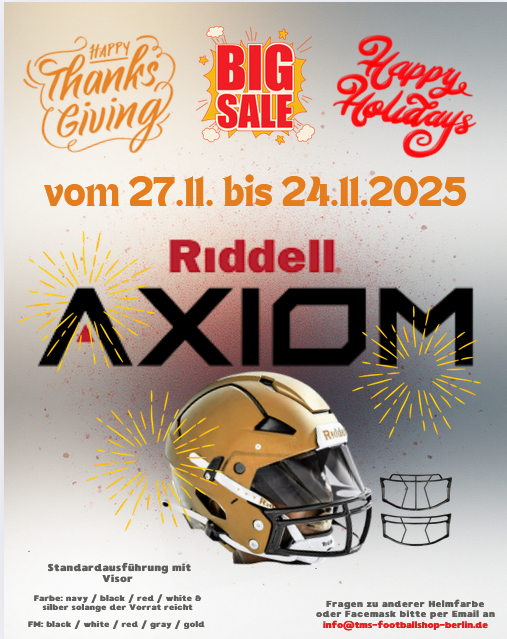 Riddell AXIOM  - Big Sale - 27.11. bis 24.12.2025