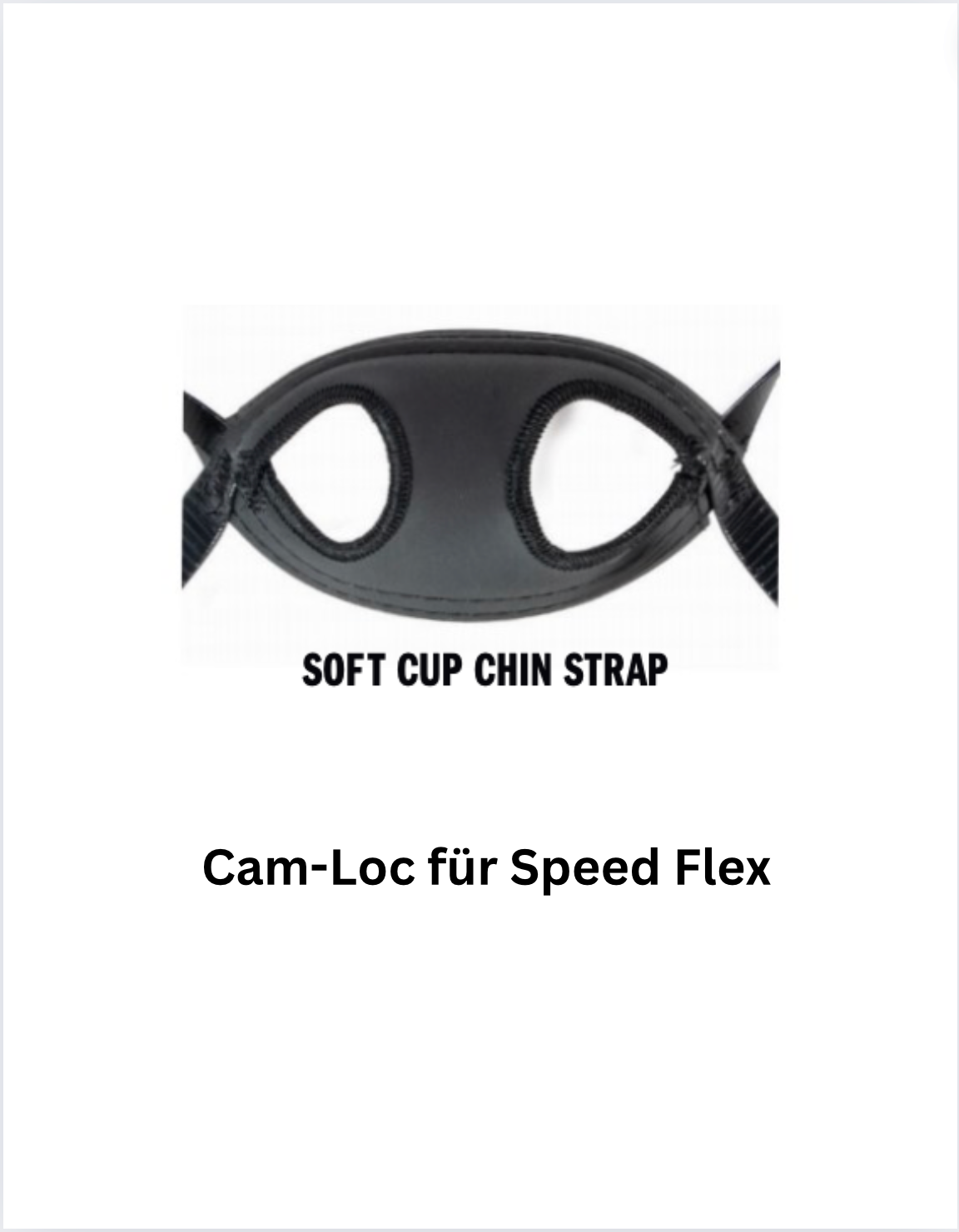 Kinnriemen CamLoc Softcup für Riddell Speed Flex Helm