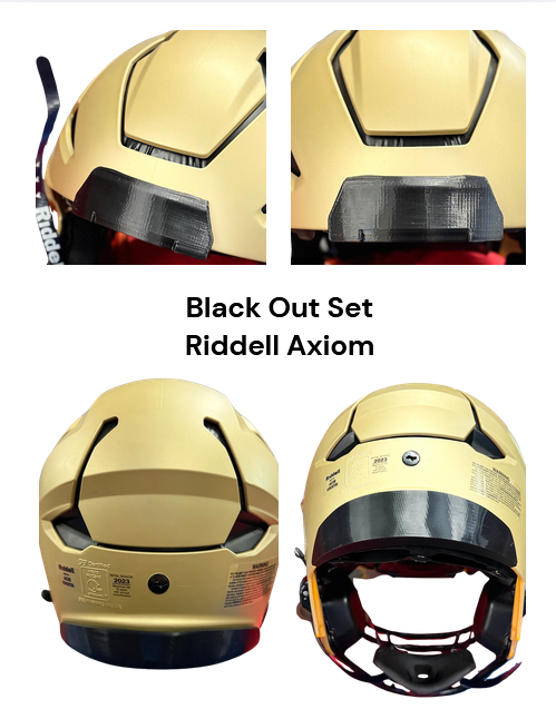Riddell AXIOM Black Out Set